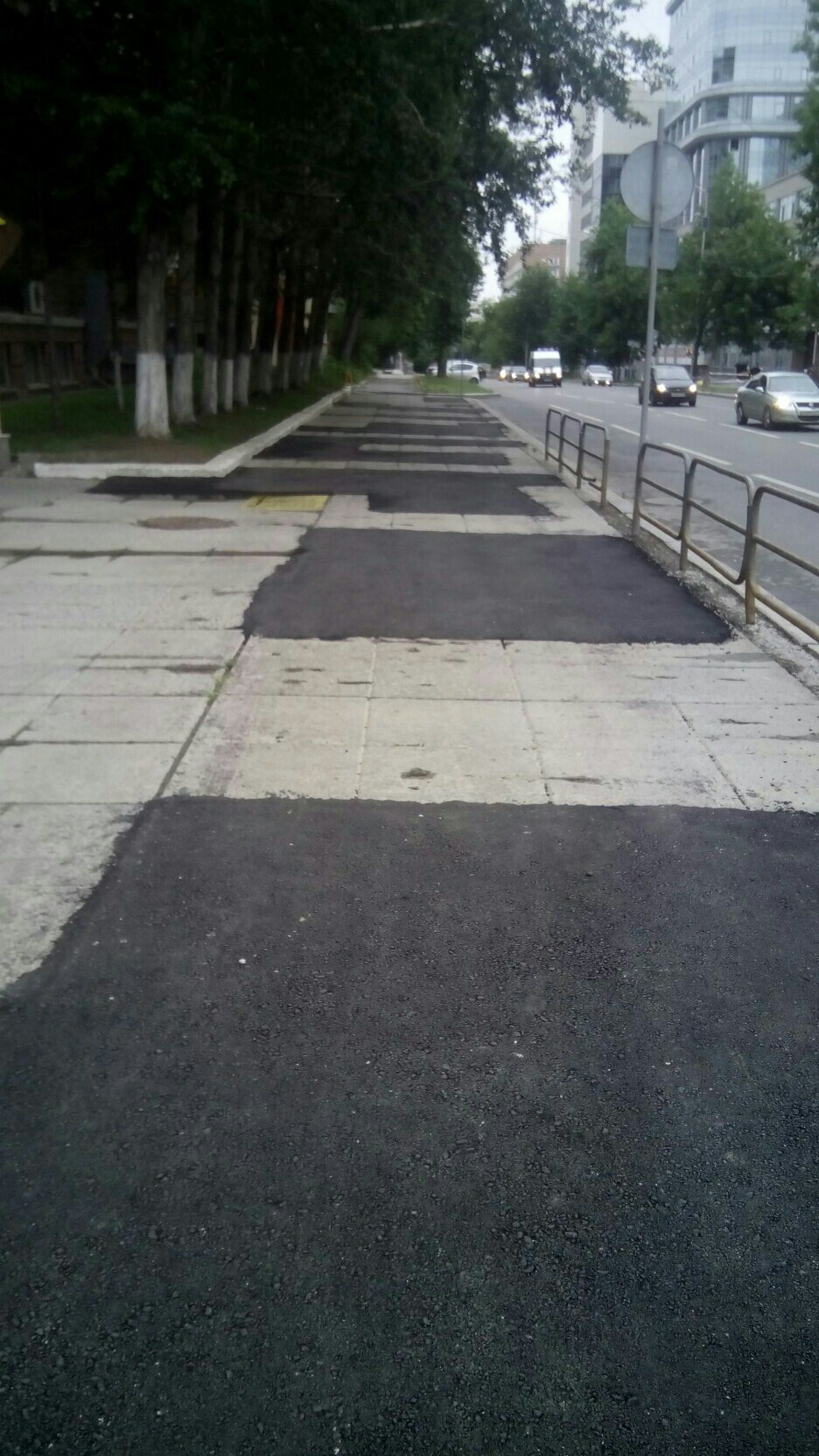 The whole essence of road repair in the Russian Federation, in one photo - My, Yekaterinburg, Russian roads