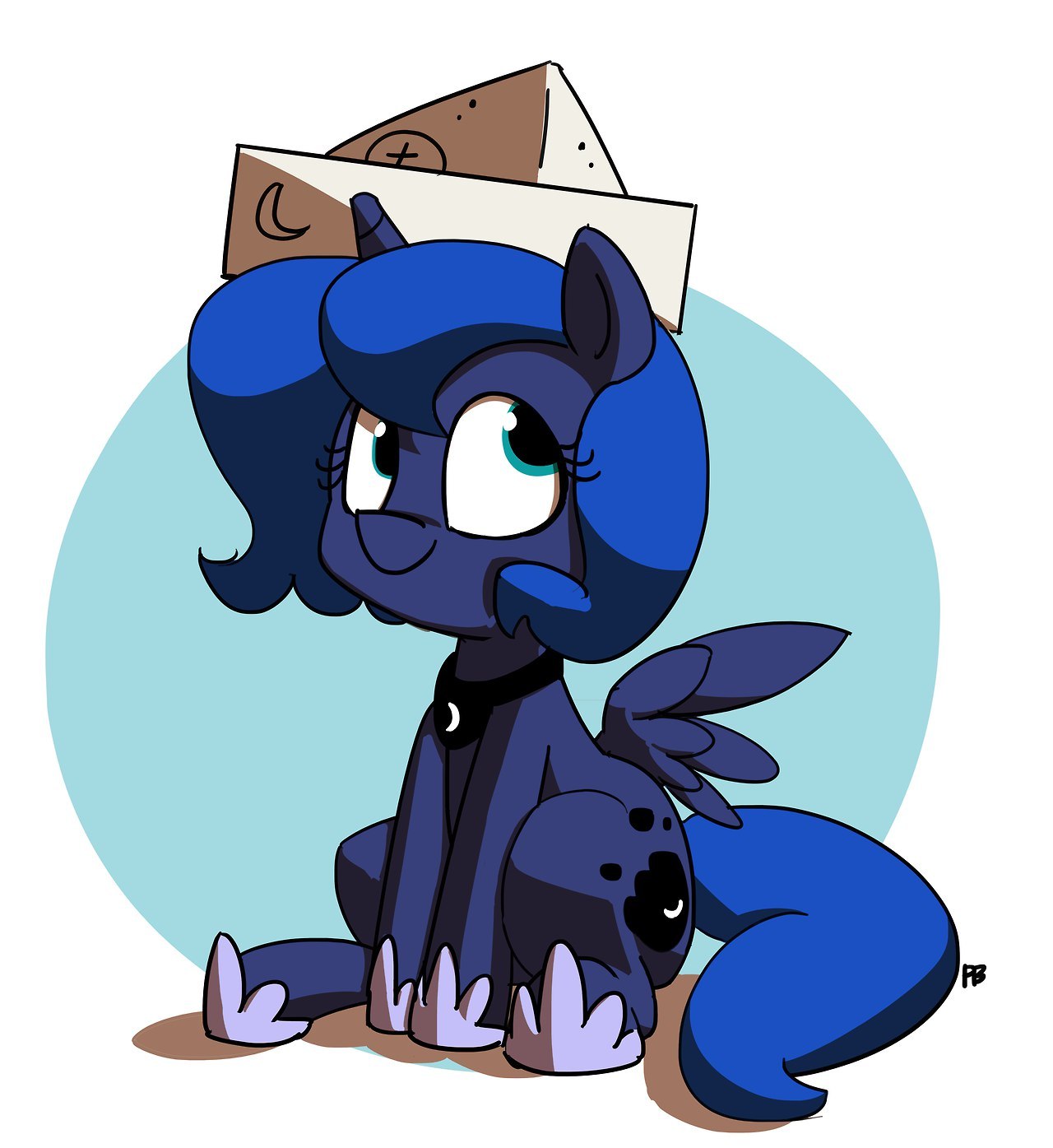 Woona - My little pony, Princess luna, PonyArt, Woona