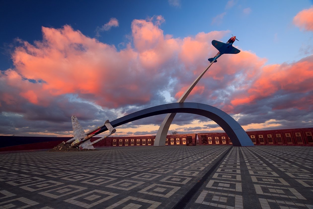 Memorial to the Defenders of the Sky of the Fatherland. - Russia, The photo, Tula, Memorial, Monument