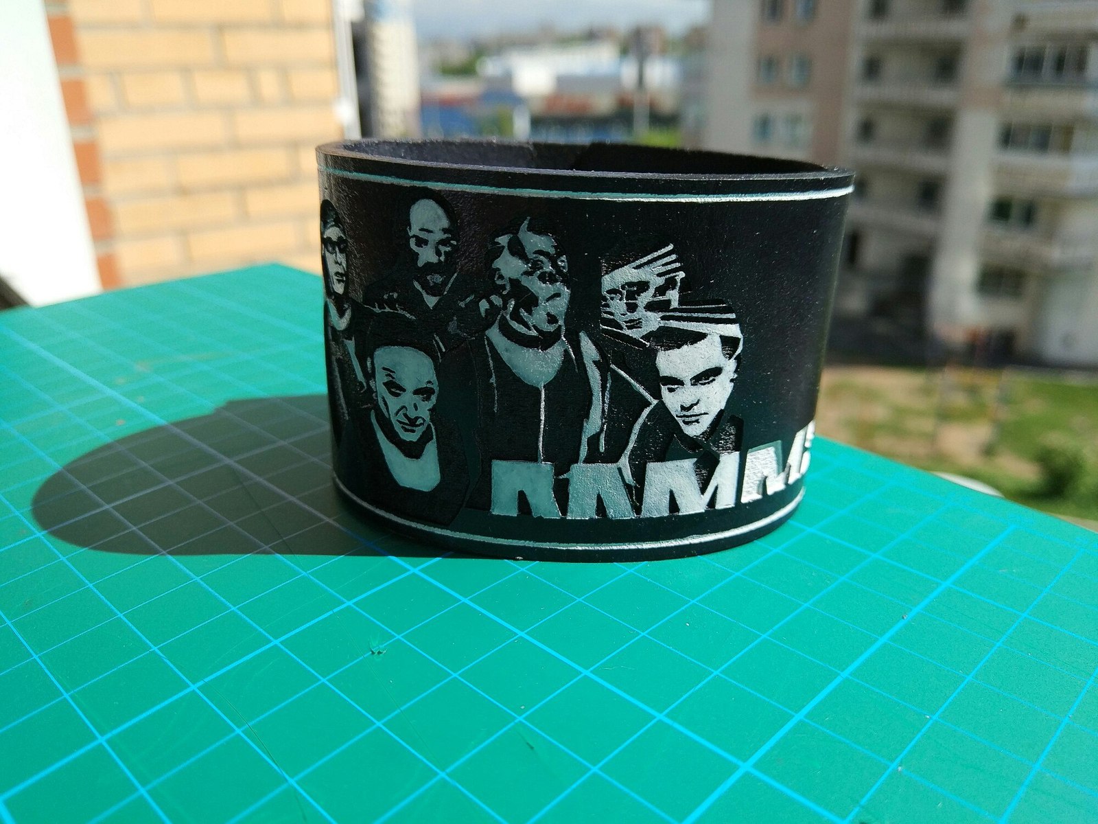 Making a Rammstein fan bracelet :) - My, Rammstein, Longpost, Needlework, Handmade, With your own hands, A bracelet