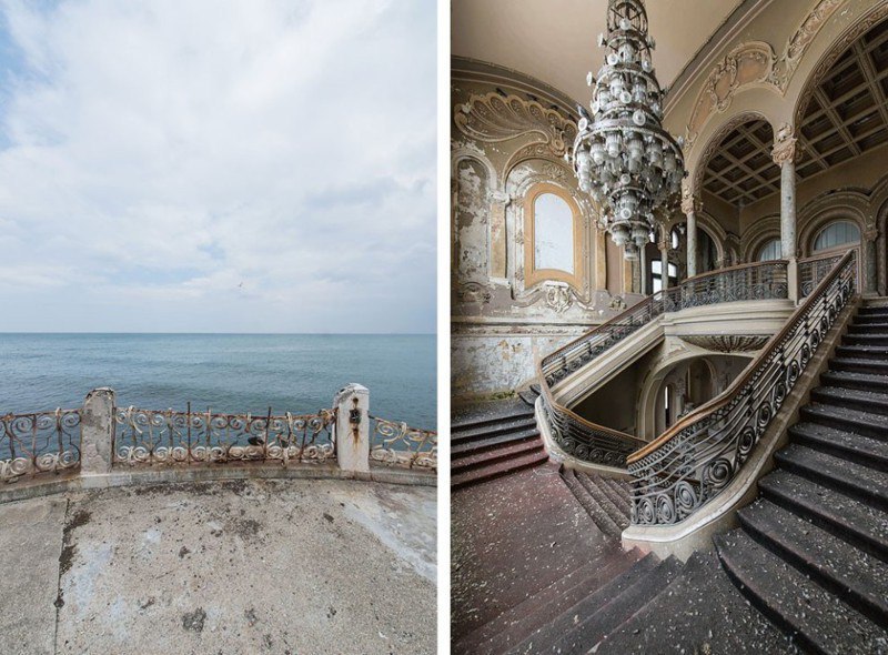 Abandoned casino on the Black Sea coast (Romania, Constanta). - Casino, Romania, Abandoned, A world without people, Longpost