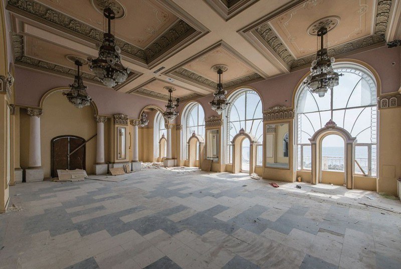 Abandoned casino on the Black Sea coast (Romania, Constanta). - Casino, Romania, Abandoned, A world without people, Longpost