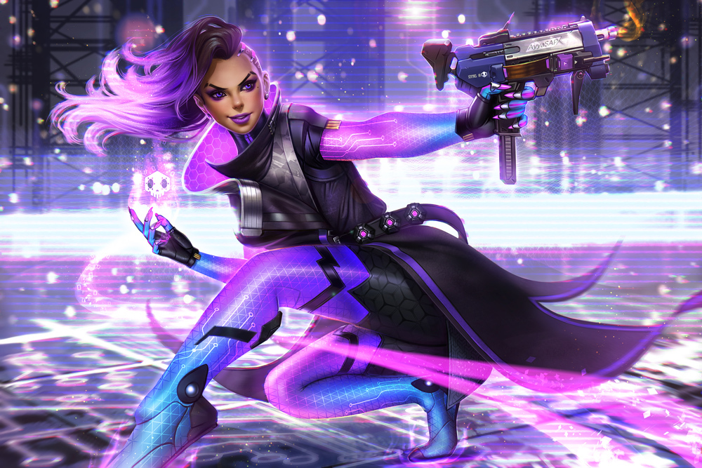 Хакер, подруга и просто красавица - Overwatch, Sombra, AyyaSAP