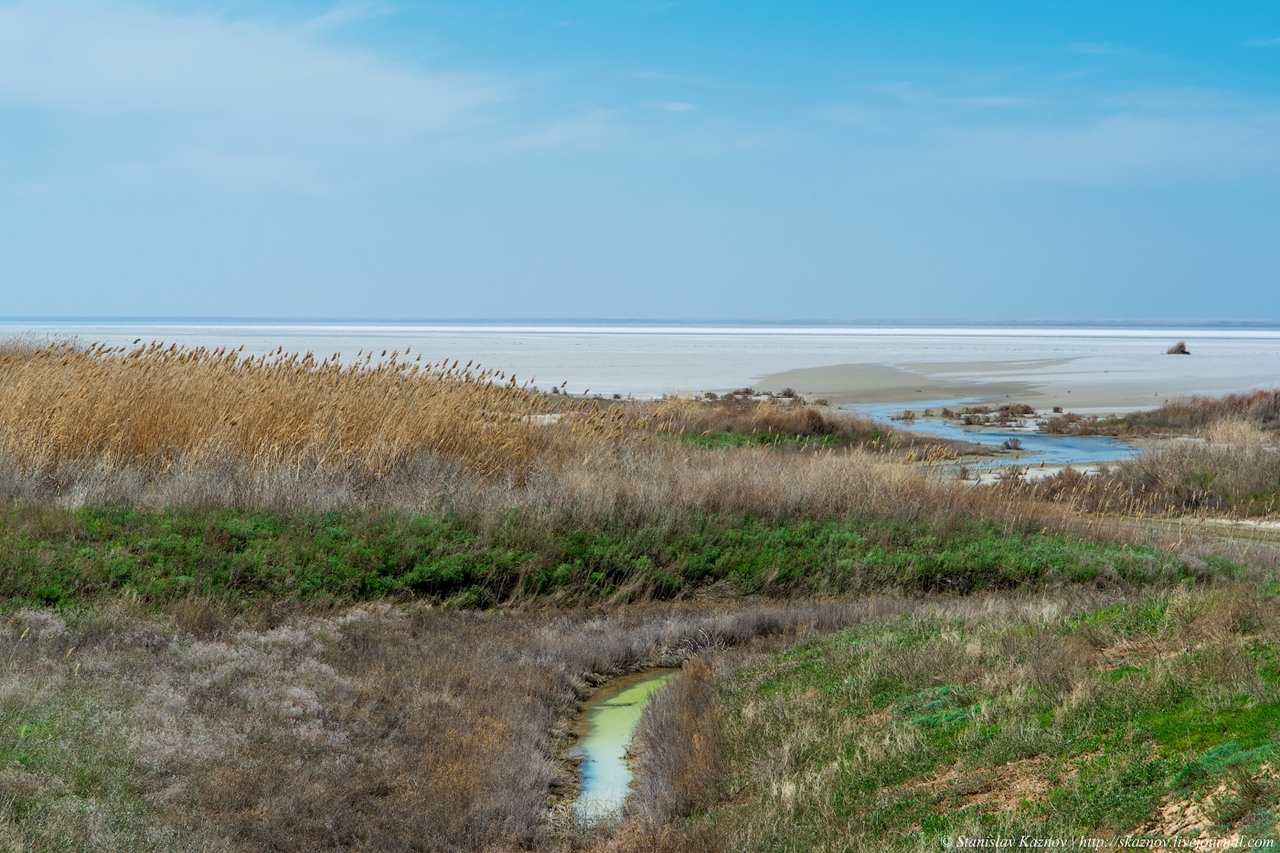 Lake Elton, Caspian lowland. - The photo, Landscape, Lake, Nature, Elton, Longpost