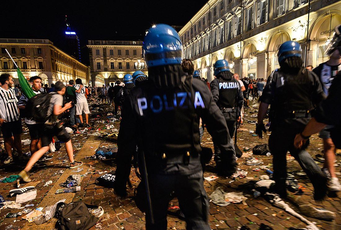 Panic and fear: about 1,500 people were injured while watching the Champions League final in Turin - , Turin