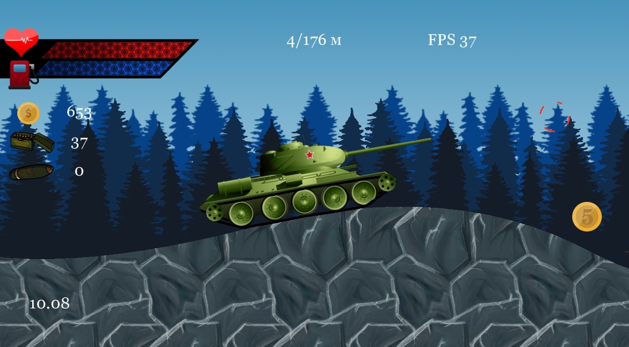 Разработка игры Tank of war v0.51 | Пикабу