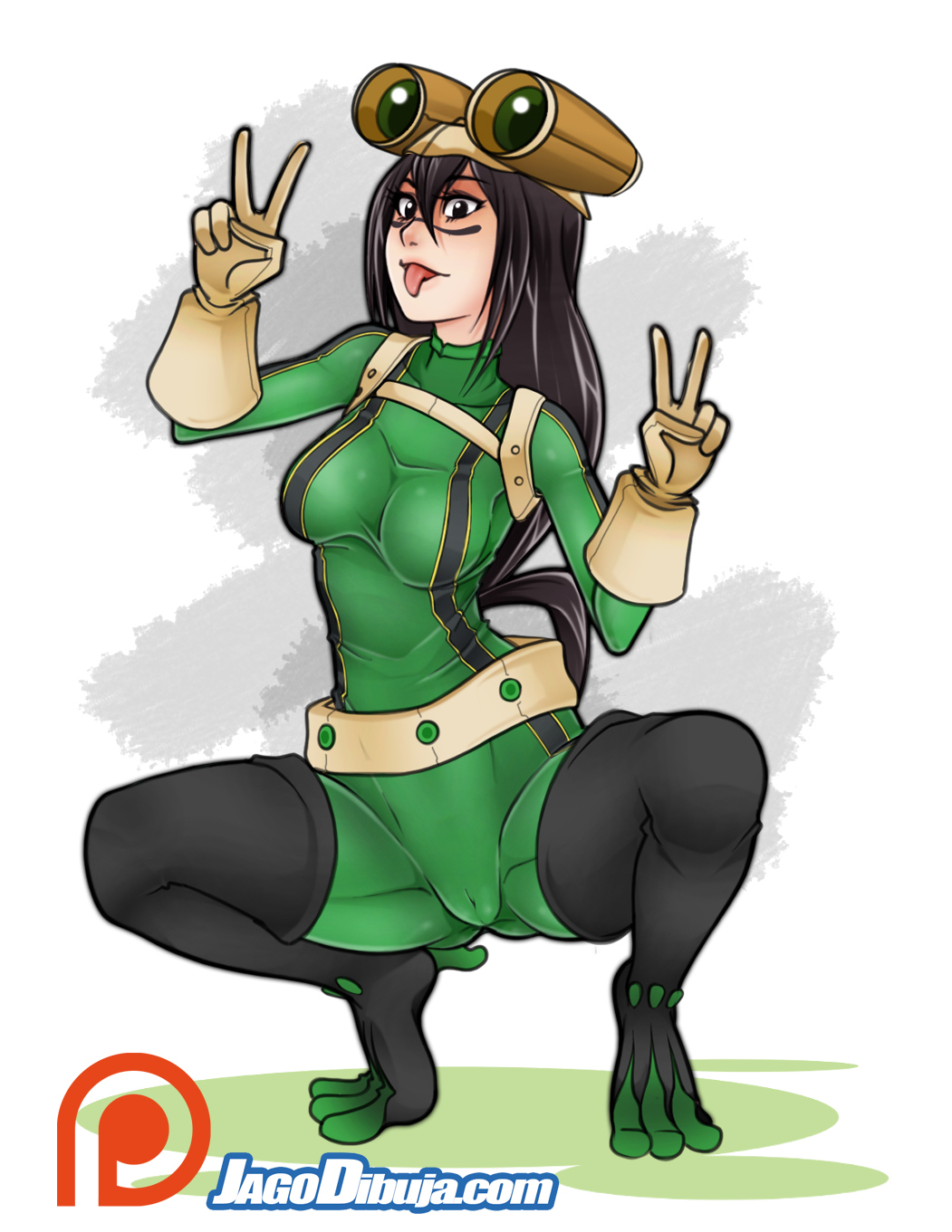 Tsuyu Asui (Boku no Hero Academia) - NSFW, Jago, Арт, Аниме, Boku no Hero Academia, Asui Tsuyu