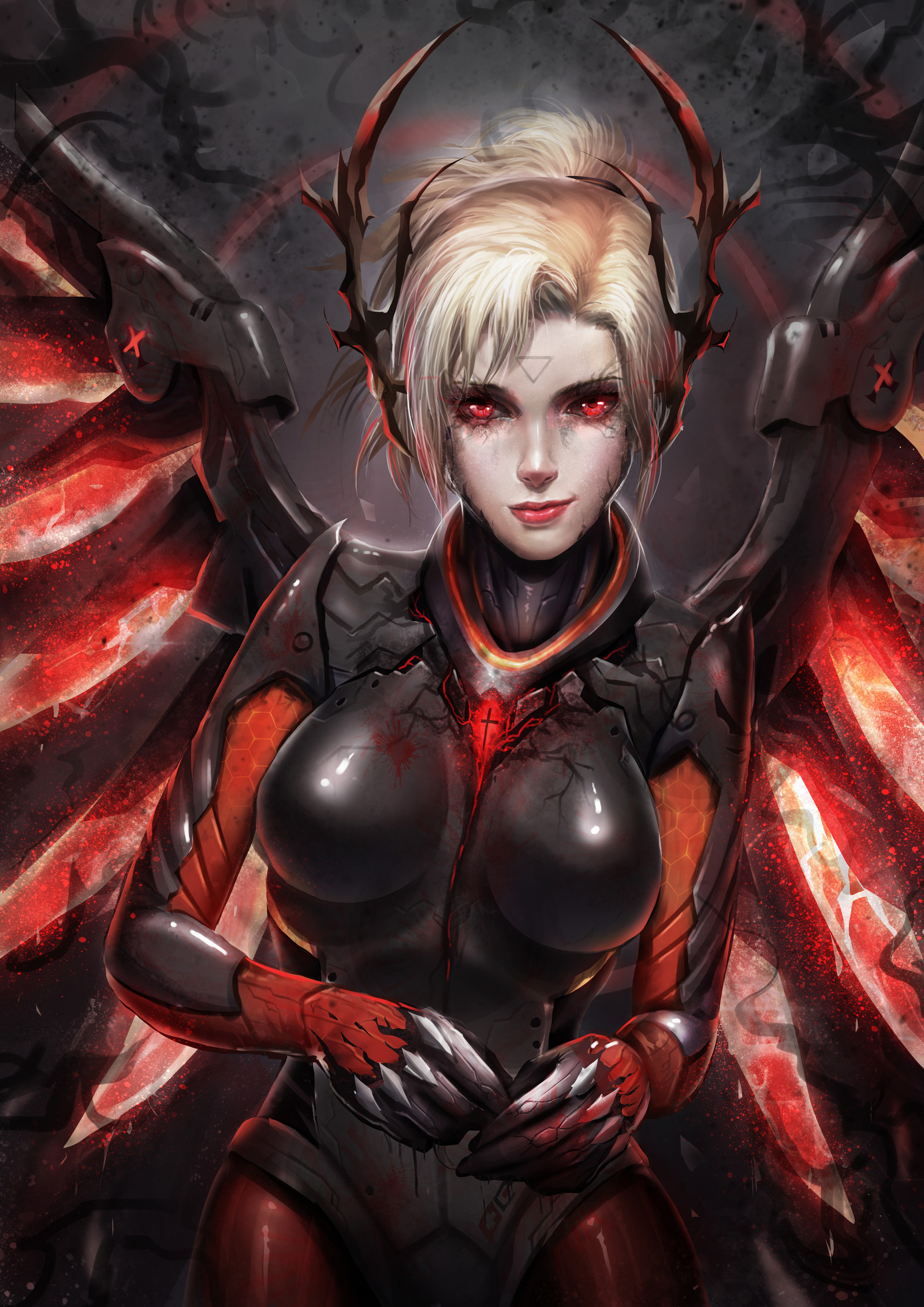 Fallen Angela - Overwatch, Mercy, Hanyi Zhang