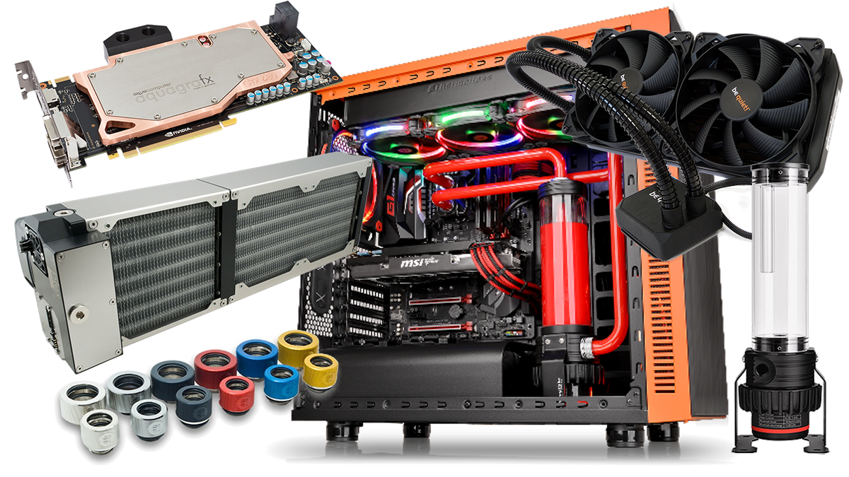 Computer water cooling system - My, Cooling system, , Assembling your computer, Water cooling