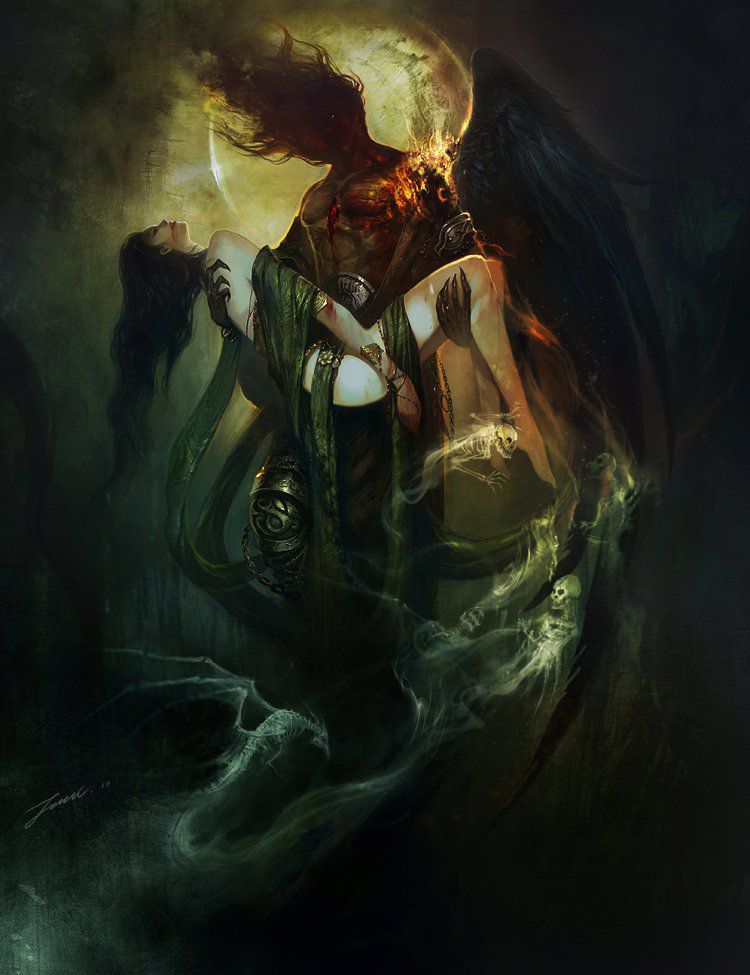 Dark soul art - Art, A selection, Fantasy, Images, Illustrations, Demon, Longpost, 