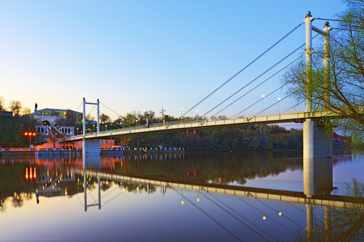 Фото моста в оренбурге через реку урал