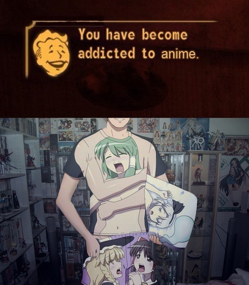 Addiction - Anime, Addiction, Glued it myself