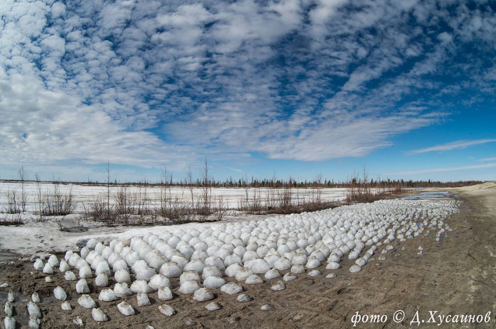 ice pyramids - Yamal, Ice, Nature, The photo, Longpost