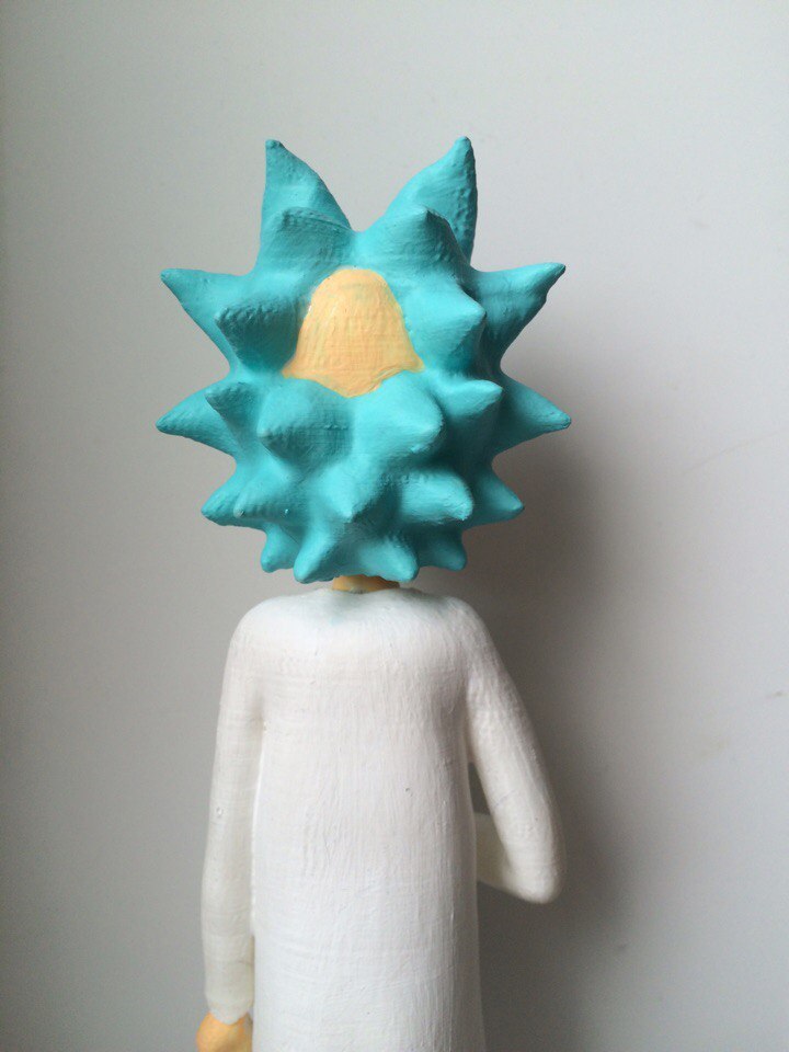 Figure of Rick Sanchez from the cartoon Rick and Morty - My, Rick Sanchez, Rick and Morty, Cartoons, Longpost