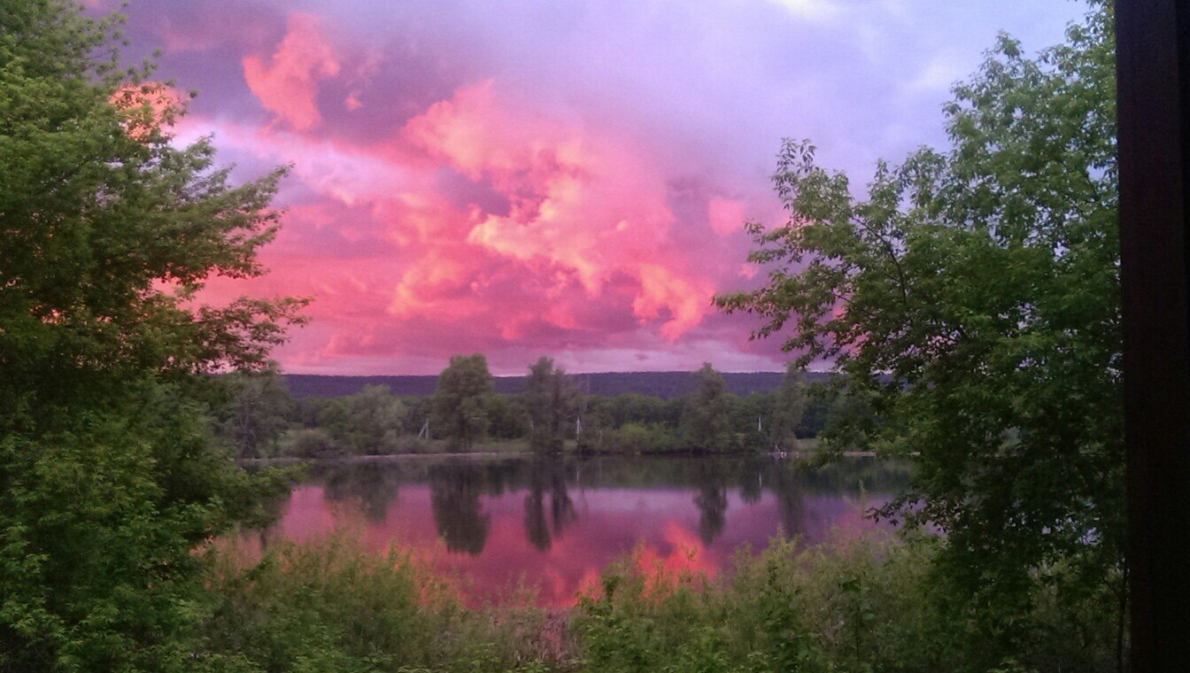 Sunset in the coastal village - The photo, Russia, Nature, Landscape