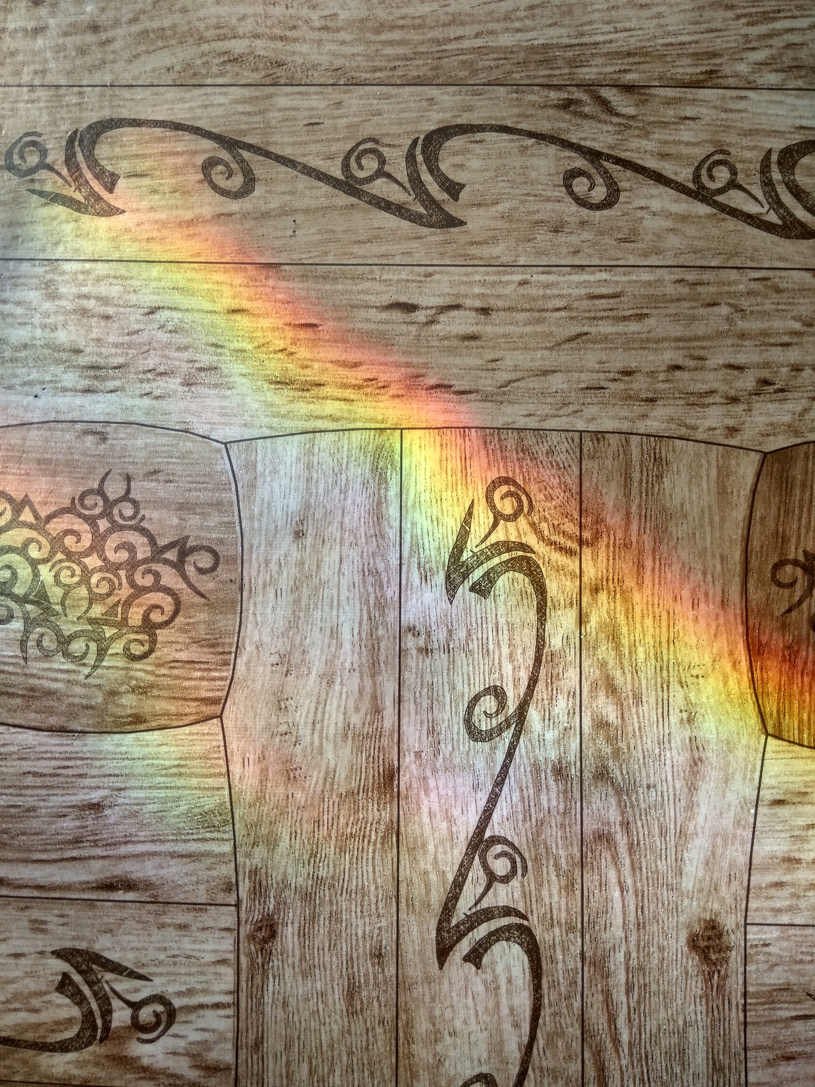 Rainbow - My, Rainbow, Floor, Sun rays