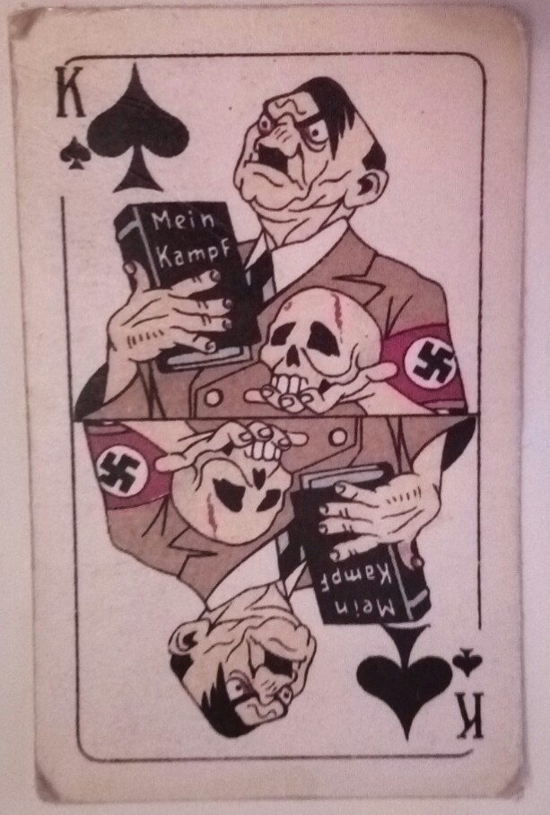 Anti-fascist maps - From besieged Leningrad. - Anti-fascism, Playing cards, Replica, Longpost