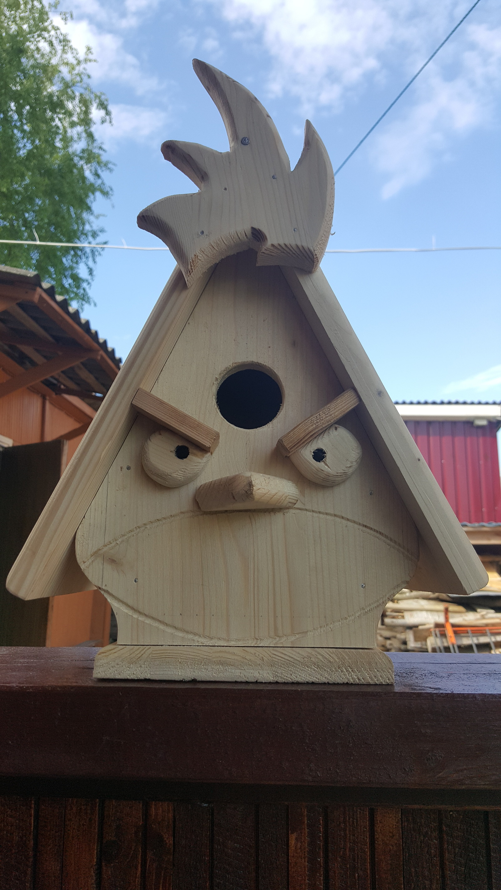 Birdhouse Angry Birds - My, Angry Birds, Birdhouse, Tree