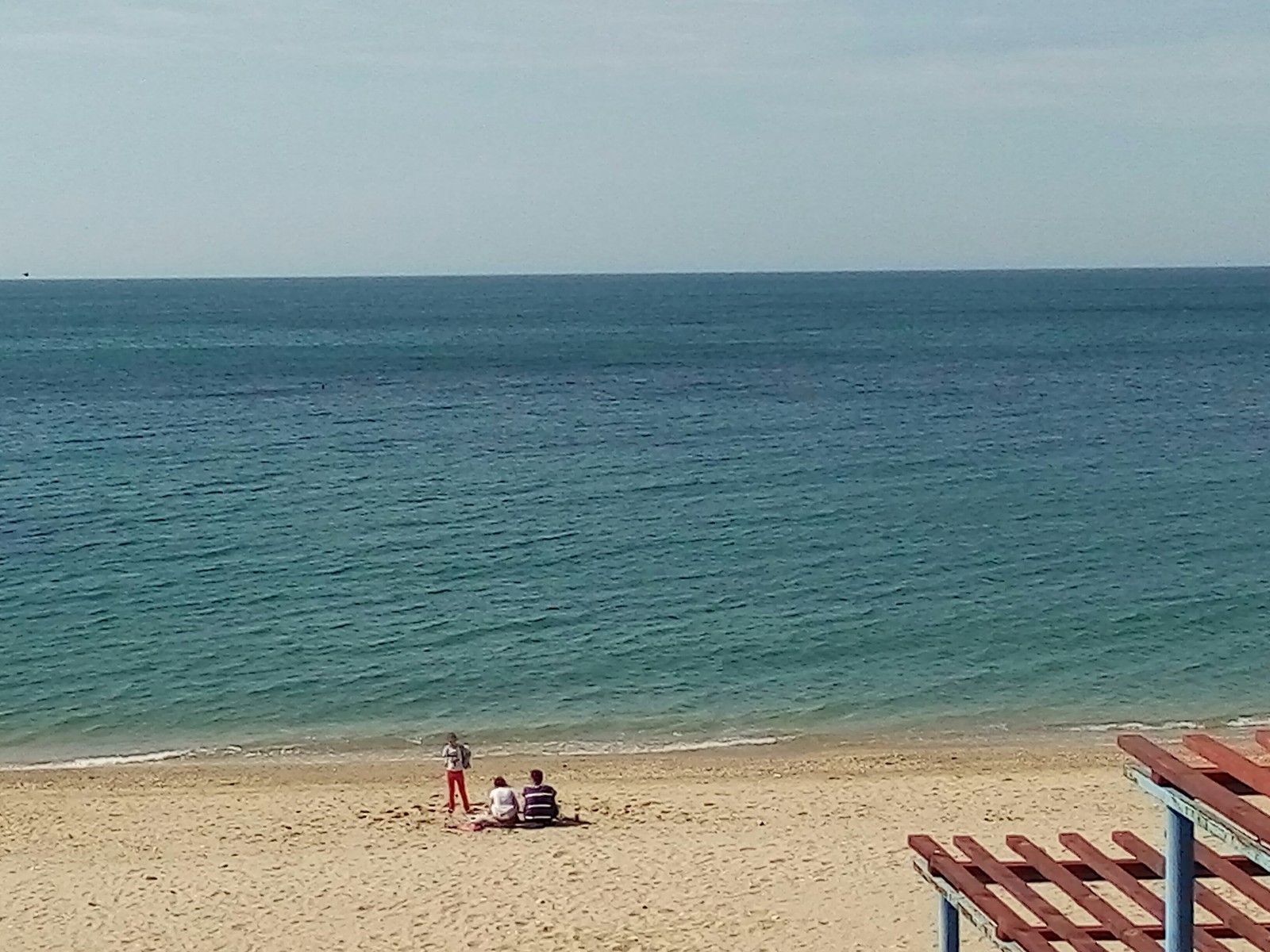 People are not in a hurry to swim - My, Summer, Sevastopol, Morning, Uchkuevka