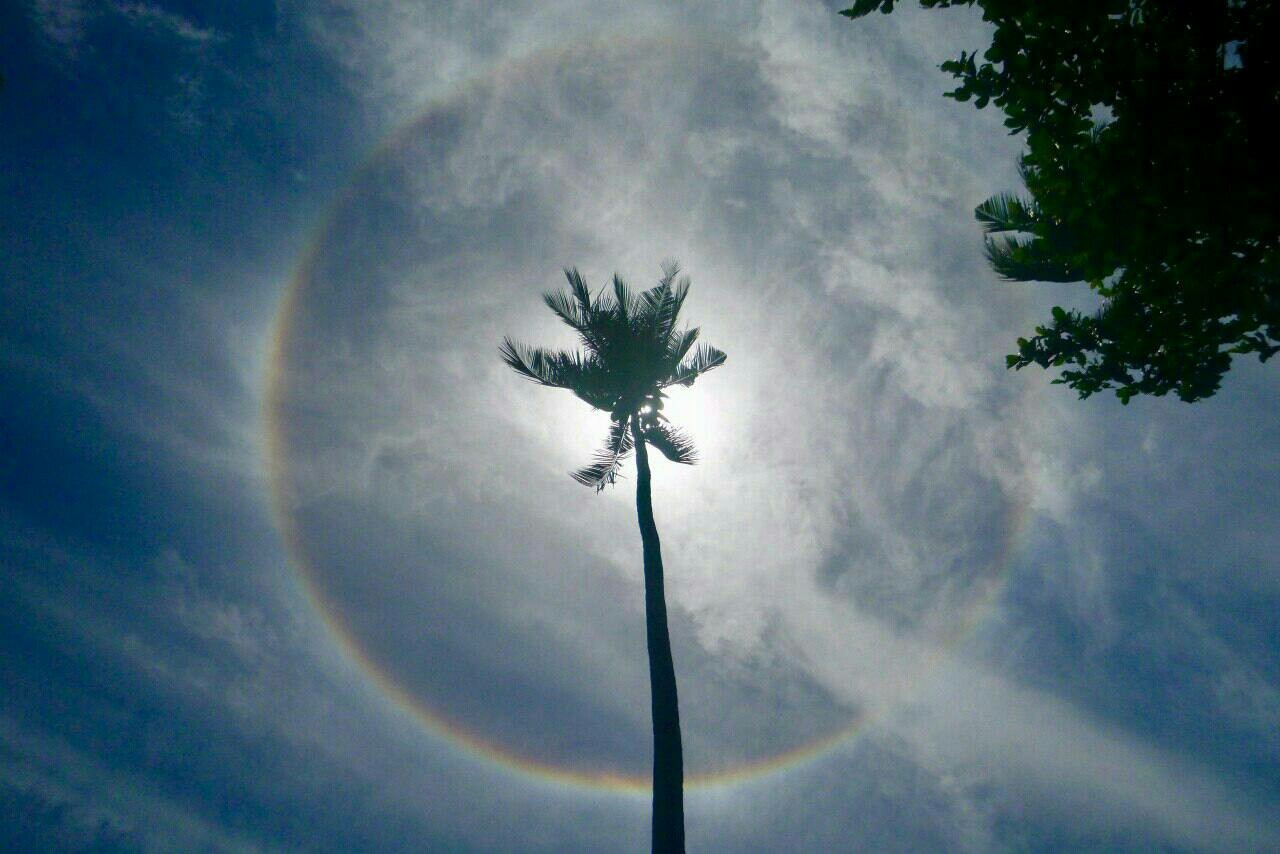 Solar halo on Koh Samui (Thailand, 06/11/2017) - beauty of nature, Thailand, Halo