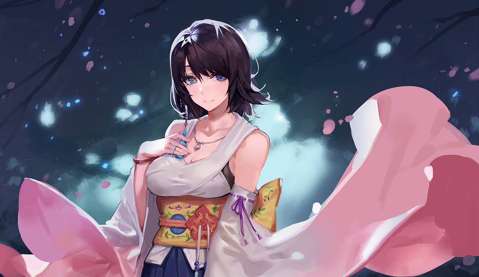 Yuna - Anime art, Anime, Yuna, Final Fantasy