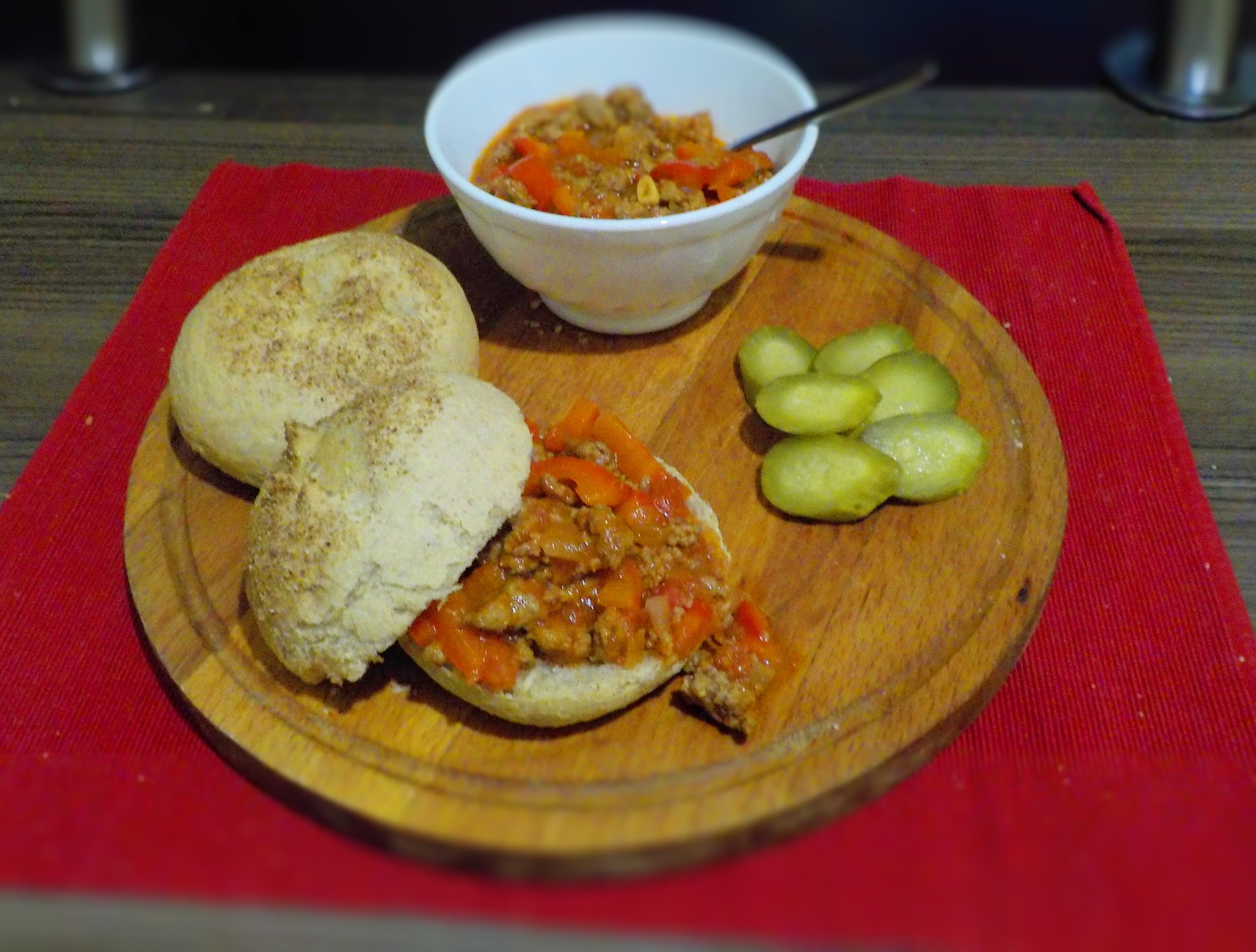 Budget Burger Sloppy Joe (Sloppy Joe). - My, Longpost, Video recipe, Recipe, Photorecept, Cooking, Food, Burger, Video