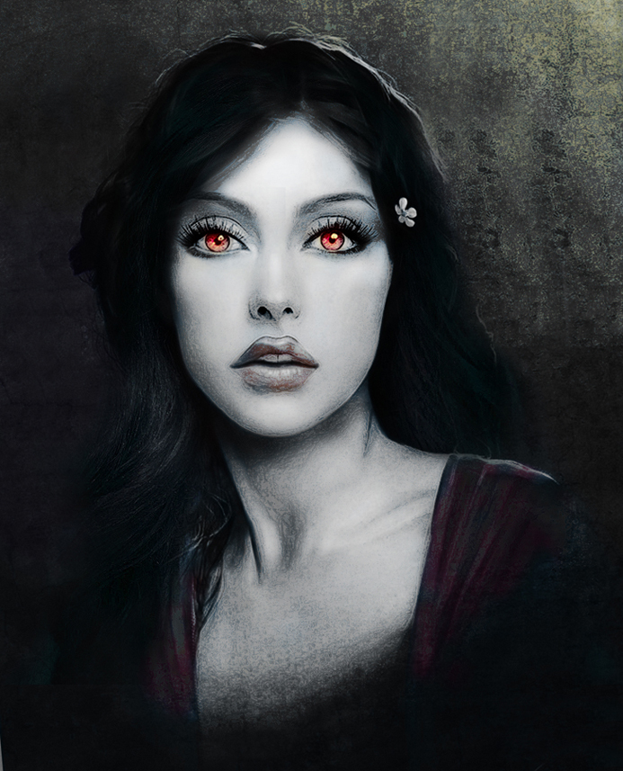 Some Skyrim art - Skyrim, Art, Serana, Lydia, , Vampires, Dovahkiin, Longpost