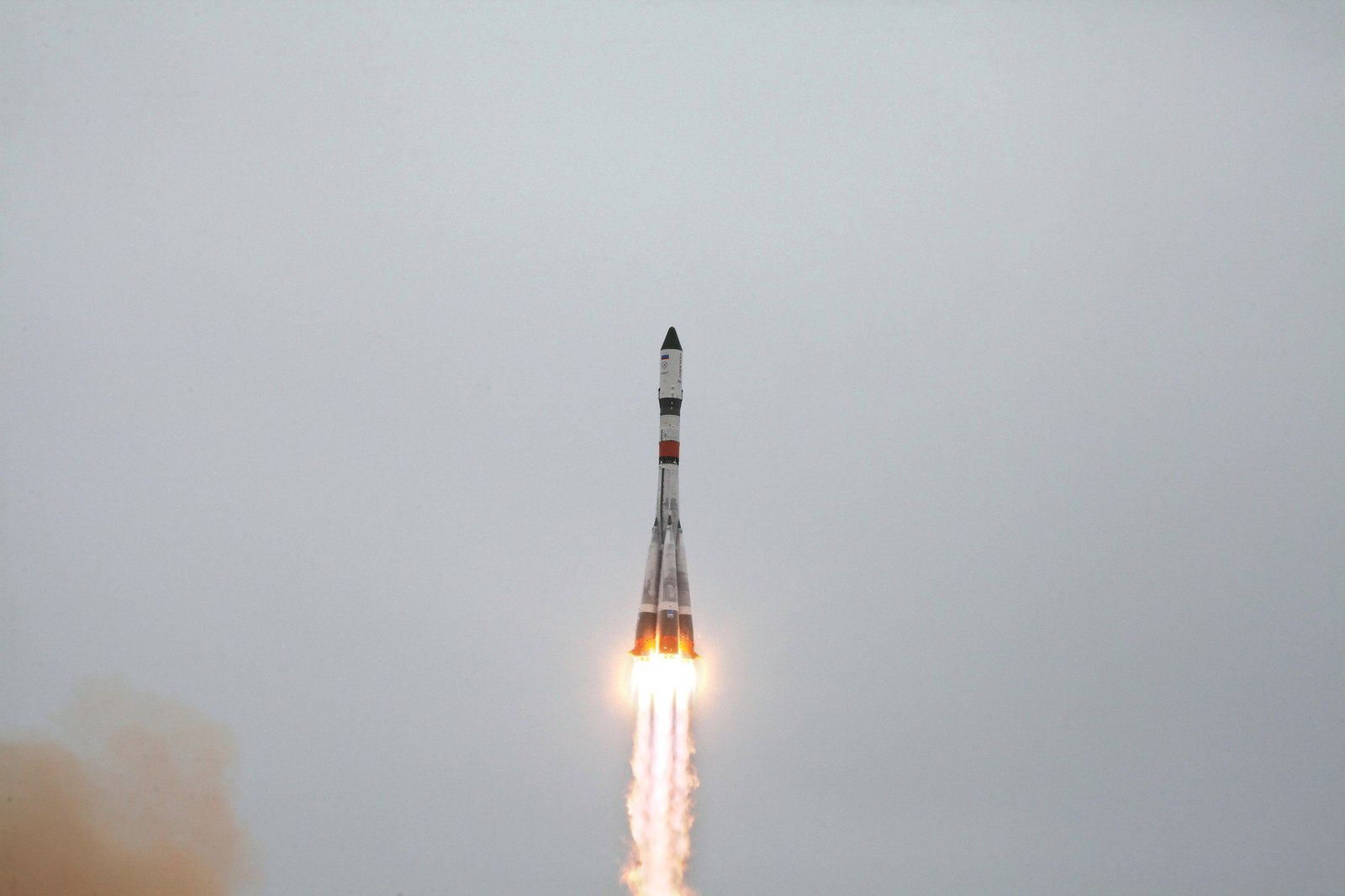 Photo from the launch of Progress MS-06 on June 14 from Roscosmos - Roscosmos, Progress of the MS, Running, The photo, Cosmonautics, Longpost