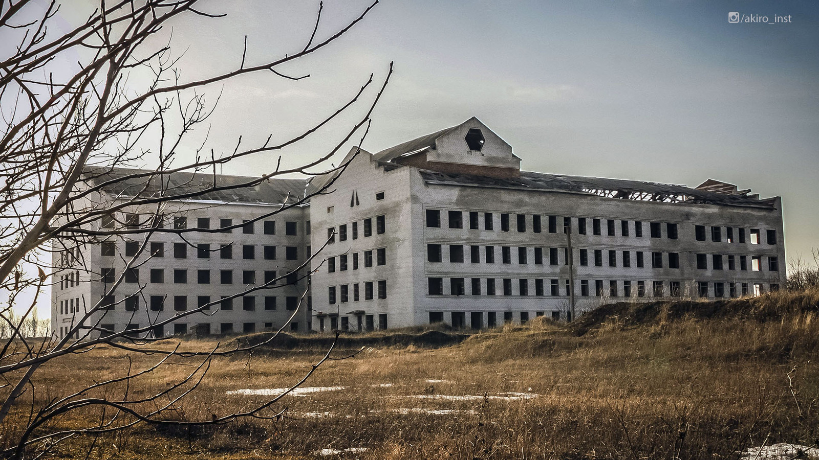 Заброшенная больница в Чехове
