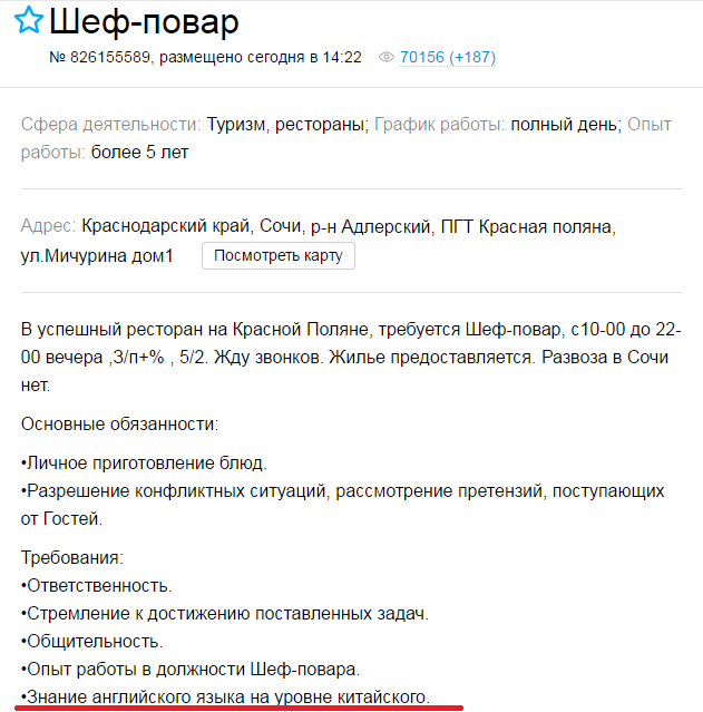 Знание английского языка на уровне китайского | Пикабу