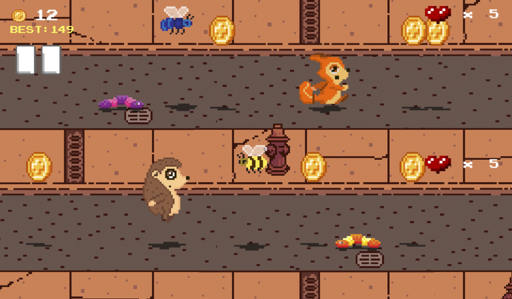 Raccoon and Beaver - My, Games, Indie game, Gamedev, Game development, Pixel Art, Raccoon, Beavers, Video, Longpost