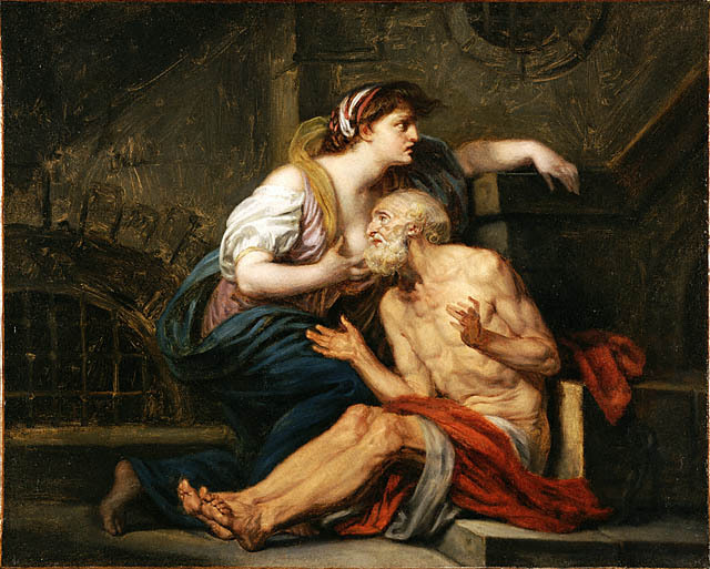 The love of a Roman woman - NSFW, Romans, History in paintings, Lactation, Longpost