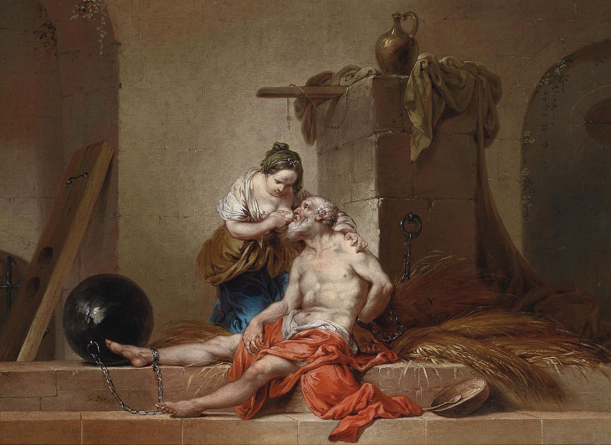 The love of a Roman woman - NSFW, Romans, History in paintings, Lactation, Longpost