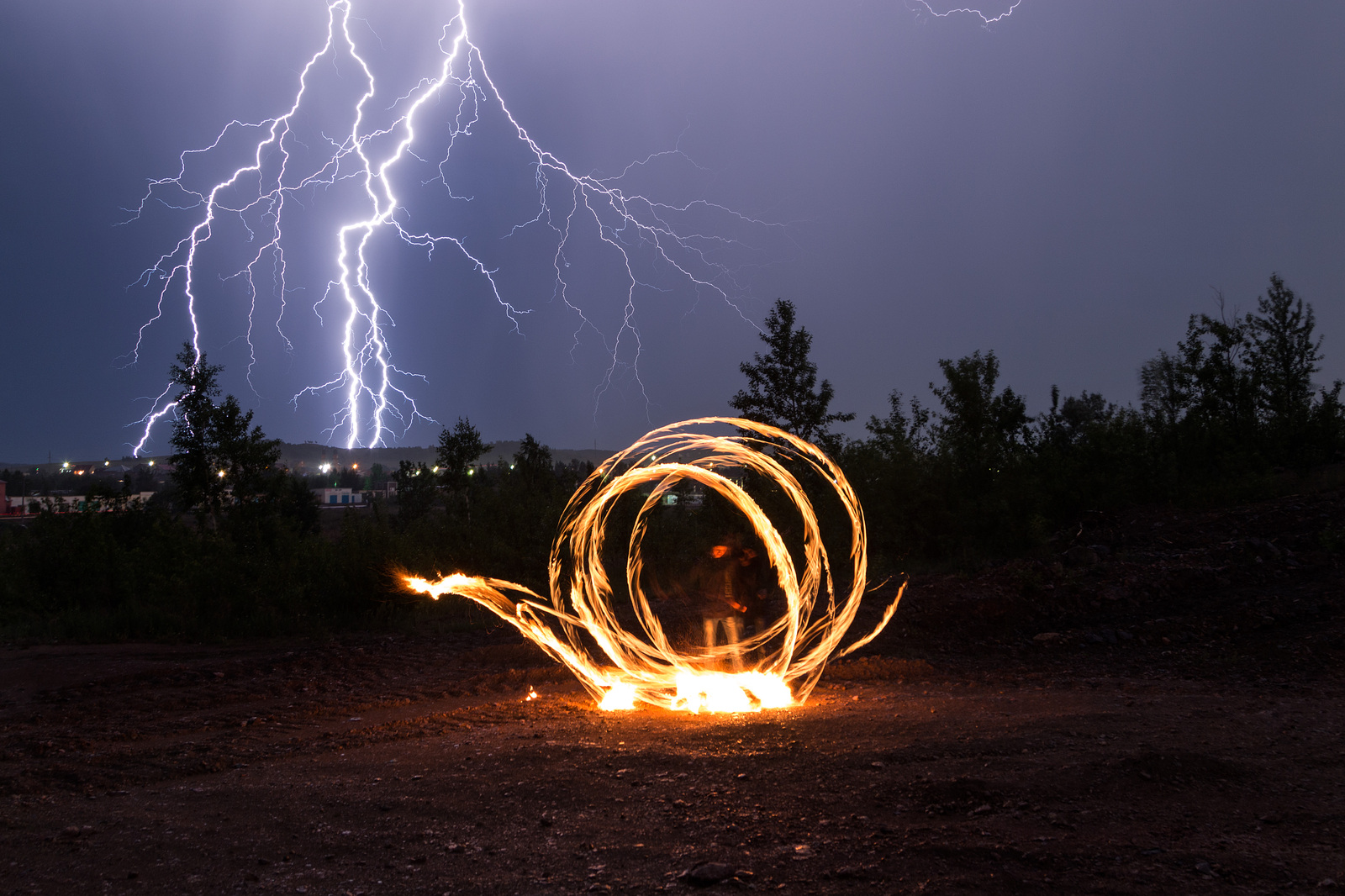 Ride The Lightning - My, Canon, , , Yongnuo, 50mm, Tripod, Fire, Lightning, Longpost, Canon 70d, Tag