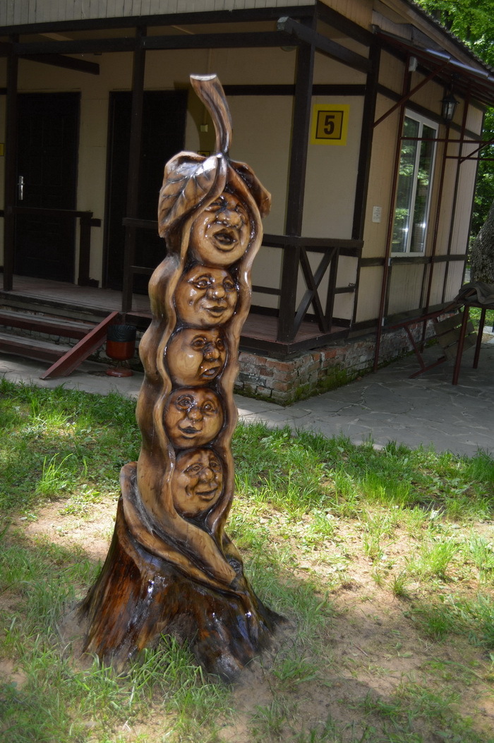 monster land - My, Alexander Ivchenko, Chainsaw, Chainsaw sculpture, Monster, Voronezh, Longpost, Video