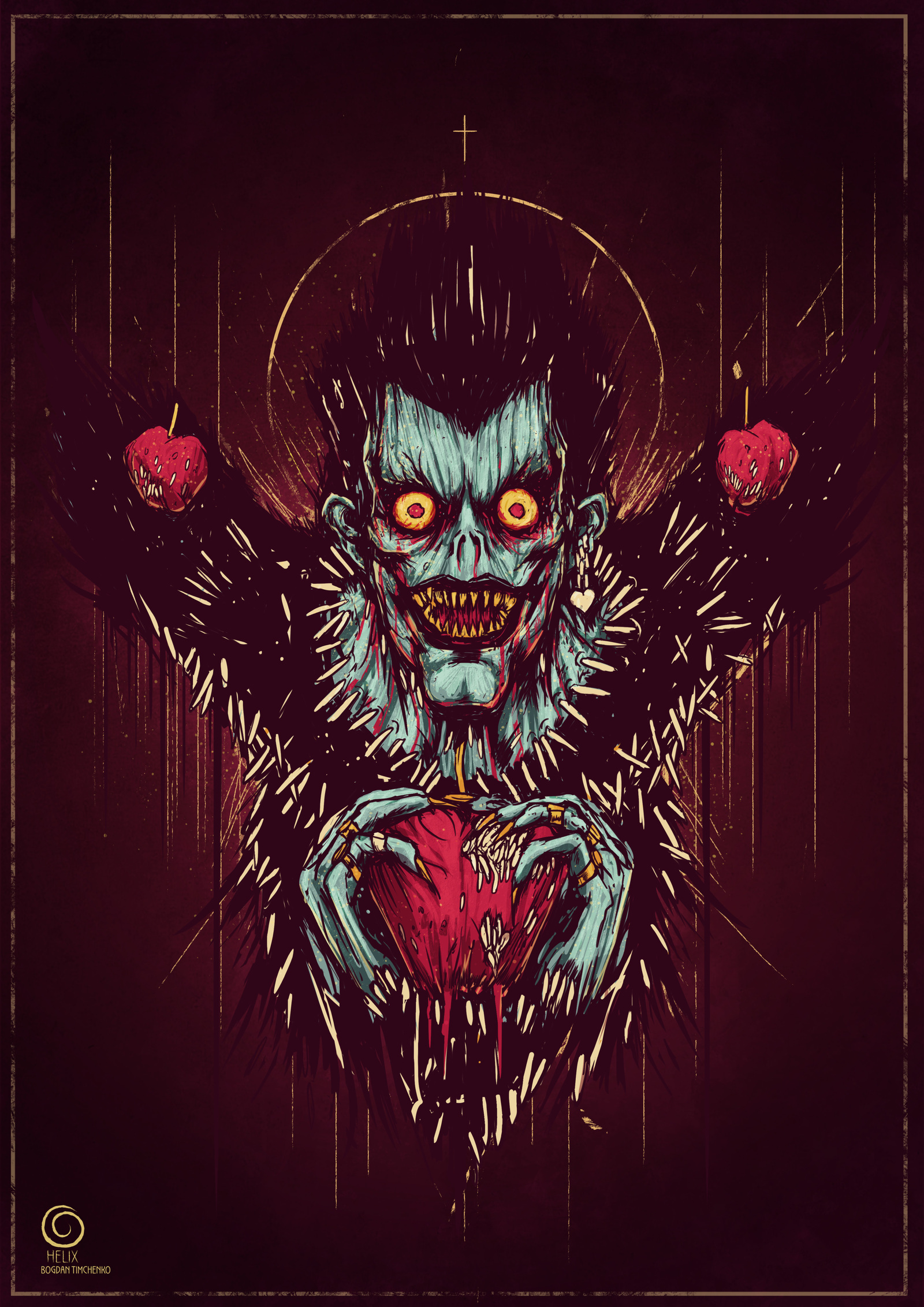 Death note. Ryuk - My, Death note, Ryuk, Longpost