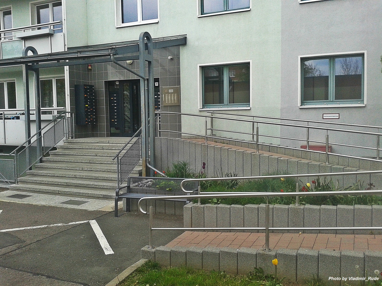 Notes on Germany #9: Beautification of residential areas 2 - My, Germany, Beautification, Bike path, House, Longpost