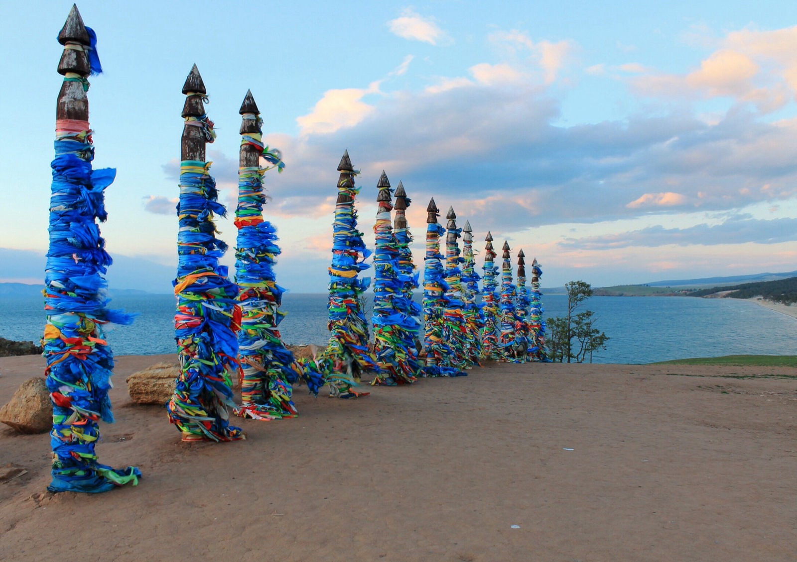 Ritual pillars Serge - Russia, Travels, Tourism, The photo, Baikal, Totem, , Olkhon