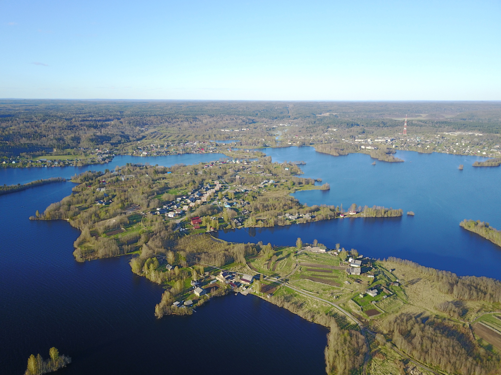 Karelia, Vedlozero - My, Nature, The nature of Russia, Карелия, Quadcopter, From high