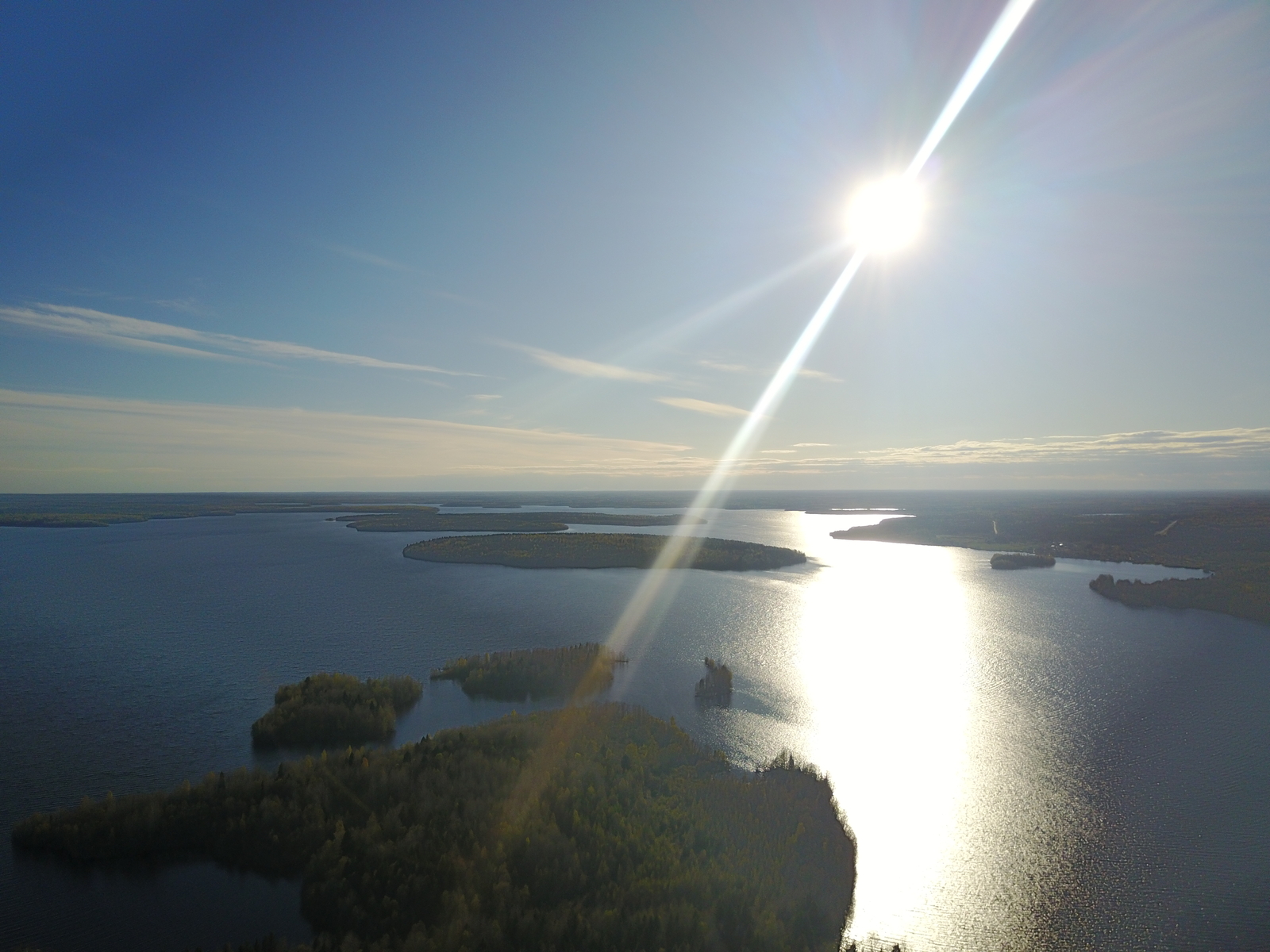 Karelia, Vedlozero - My, Nature, The nature of Russia, Карелия, Quadcopter, From high