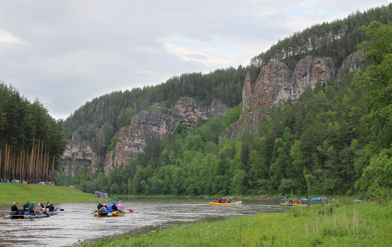 As we celebrated the Day of Russia. - My, Russia Day, Tourism, Alloy, River, River Ai, Ural, Holidays, The photo, Longpost