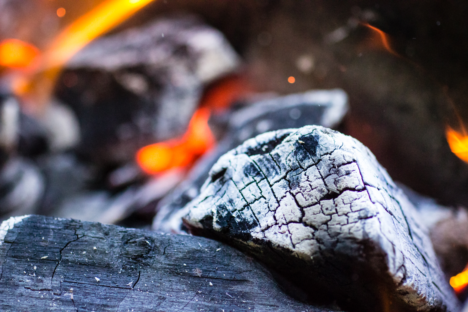 On coals - My, Coal, Fire, Khabarovsk, Autumn, , The photo, Longpost