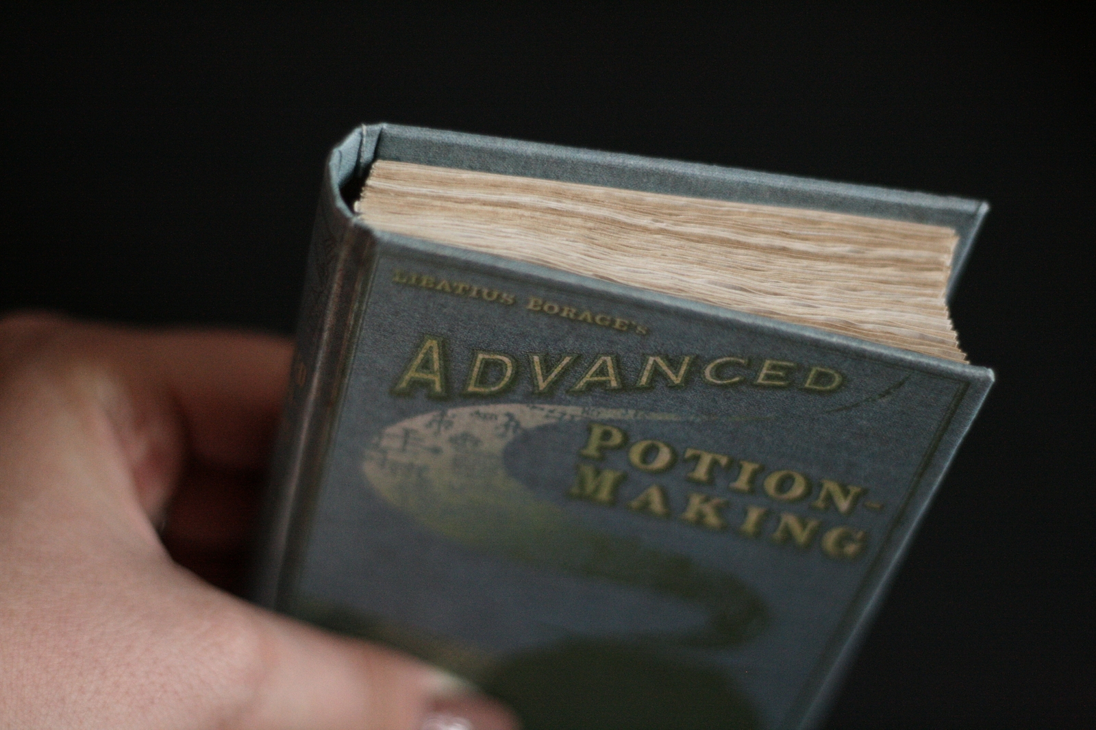 Half-Blood Prince's Manual. - My, Notebook, With your own hands, Needlework with process, Harry Potter, Harry Potter and the Half-Blood Prince, Severus Snape, Longpost