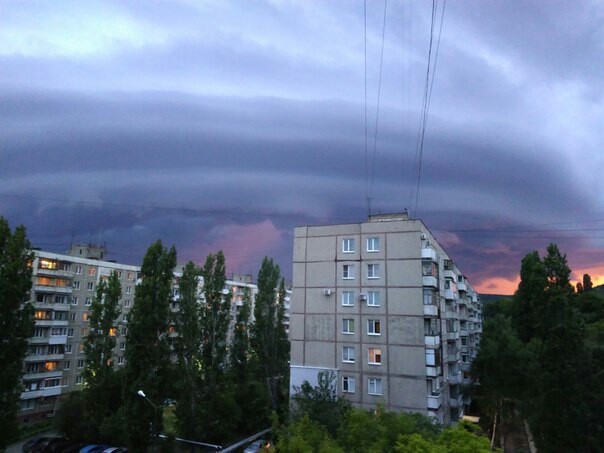 Meanwhile in Saratov ... - UFO, Clouds, Thunderstorm, Longpost, Weather, The photo