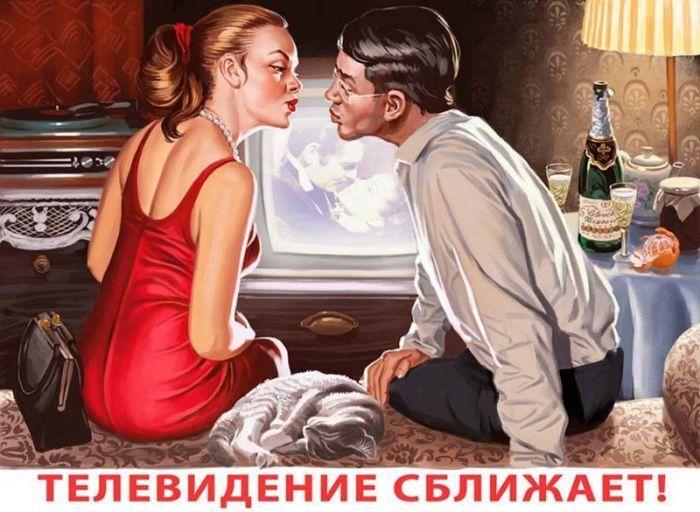 Не очень известные плакаты Валерия Барыкина - Pin Up, Плакат, Длиннопост, Валерий барыкин, Арт