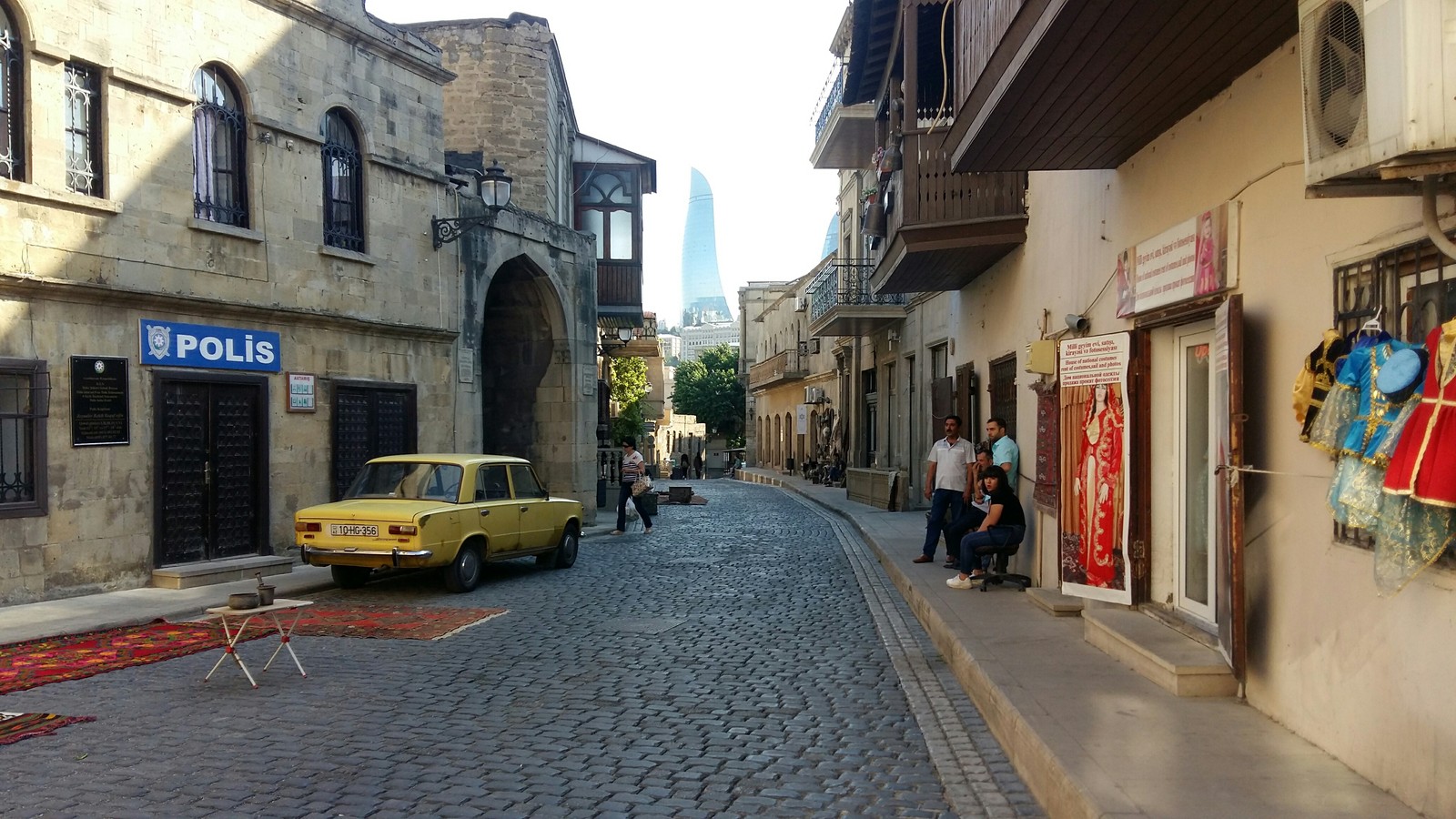 At the Junction of Times - My, Baku, Old city, Fortress, Azerbaijan, Flame Towers