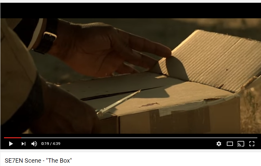 What is in the box? - Se7en, 7, Comments