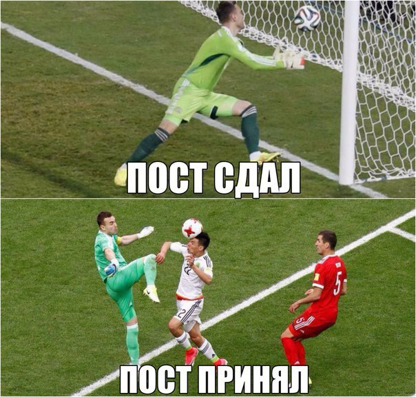 Stability is a sign of skill - Football, Russian team, Russian national football team, Confederations Cup, A. A. Akinfeev, Fail, Igor Akinfeev