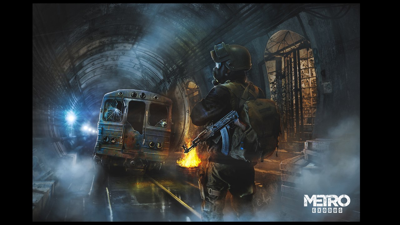 Metro: Exodus - Metro, Exodus, Metro: Exodus, Метро, Метро 2033, Фотошоп мастер, Photoshop, Коллаж, Видео