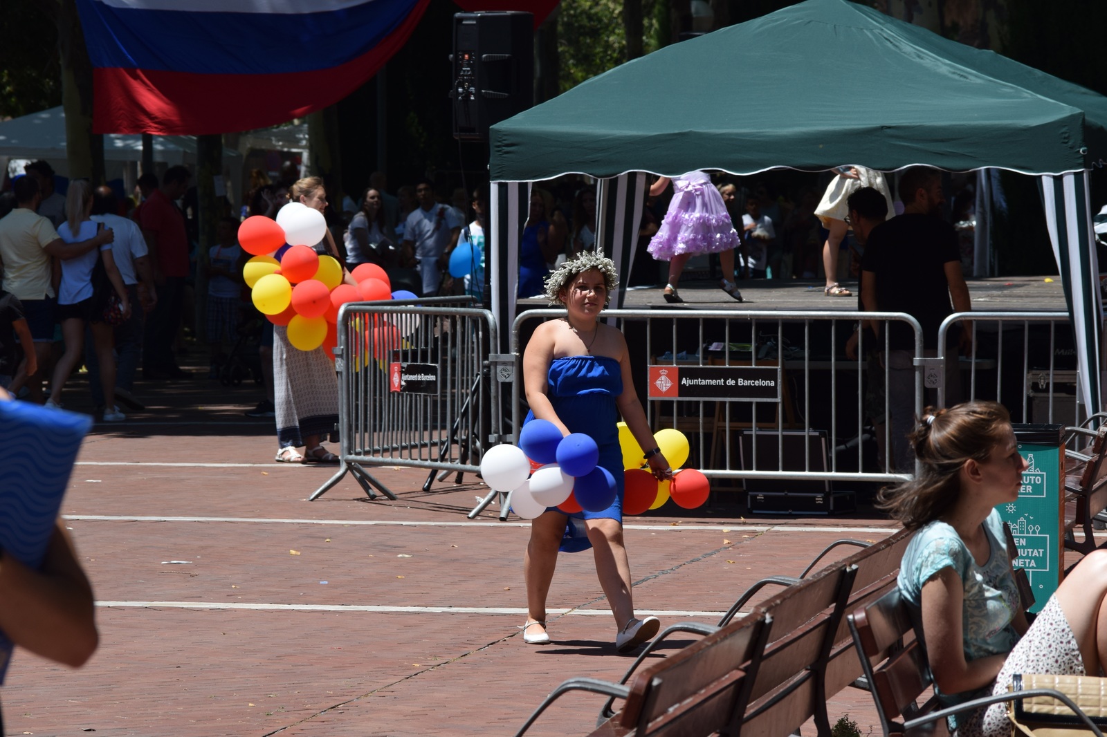 How Russia Day was celebrated in Barcelona - My, Holidays, Russia, Russia Day, Spain, Catalonia, Barcelona, Longpost, Relaxation, Barcelona city